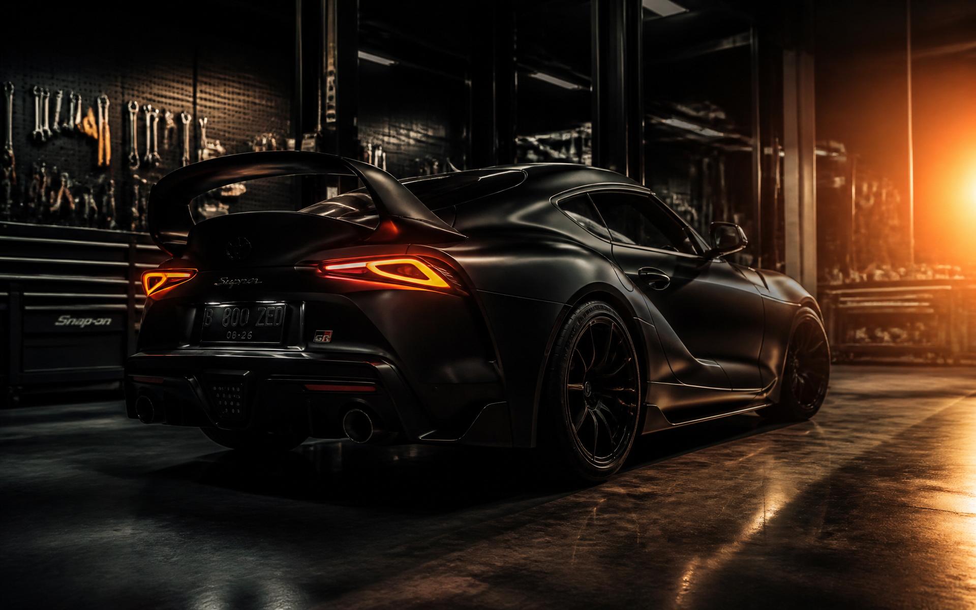 Performance car in the Kent Performance Garage workshop